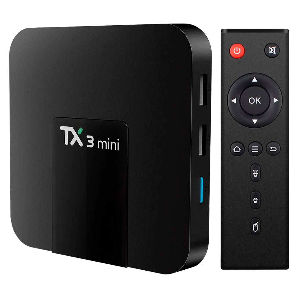 Rei da Loja TV Box Android 2GB +16GB ROM TX 3 Mini - Com Anatel
